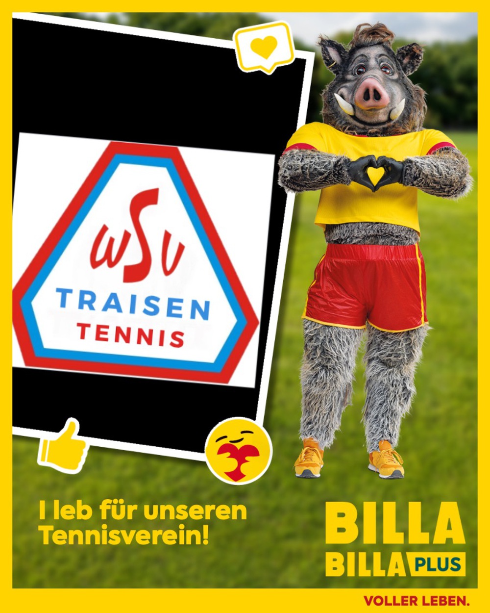 Billa Aktion - "I leb für meinen Verein"